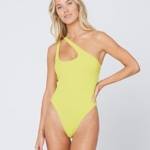 L*Space Ribbed Phoebe One Piece Swimsuit (size XS) NWT